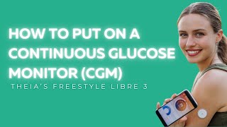 How To Put On A Continuous Glucose Monitor (CGM)