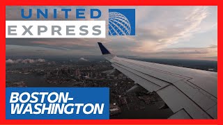 How is United Express / Mesa Airlines? E175 - Boston to Washington DC - FLIGHT REVIEW