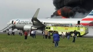 American 767 Catches Fire At O’Hare