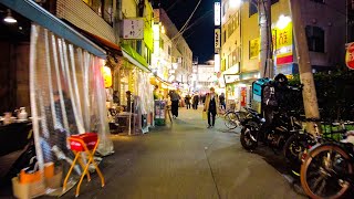 Tokyo Night Walk - Akabane, Japan【4K HDR】