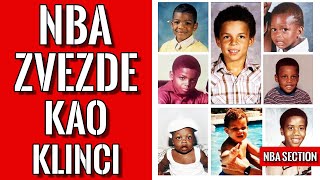 NBA igrači kad su bili mali (NBA legends when they were young)