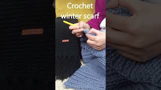 How to Crochet a Winter Scarf in Minutes! ❄️🧶