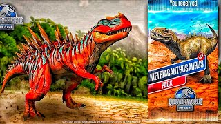 METRIACANTHOSAURUS UNLOCK BATTLE - JURASSIC WORLD THE GAME #72