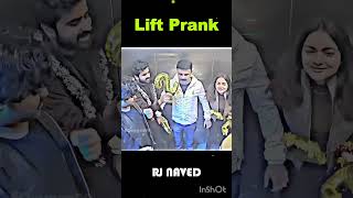 New Year Celebrate On Lift 😅 Police Enter Randomly🤭 Don't Miss End 🤫Credit - RJ NAVED 😇#prank#shorts