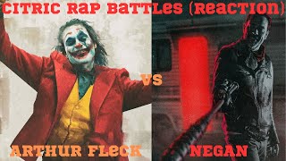 DON'T MAKE ME DO YOU LIKE MURRAY!! NEGAN vs ARTHUR FLECK | @CitricityRB  | #rapbattle | |Reaction|