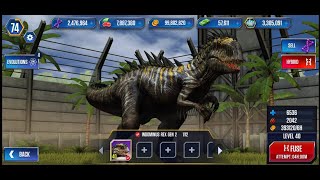 JURASSIC WORLD THE GAME INDOMINUS REX GEN 2!!