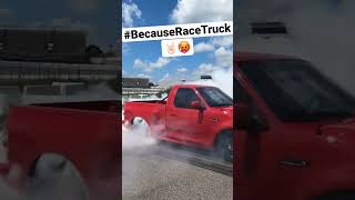 1000+WHP Ford Lightning Race Truck does an INSANE burnout! #shorts #fordlightning #burnout