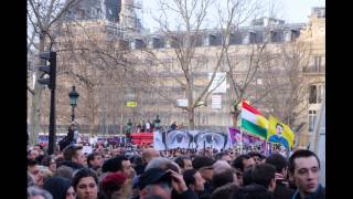 #jesuischarlie Manifestation Citoyenne Place de la république 11 janvier 2015