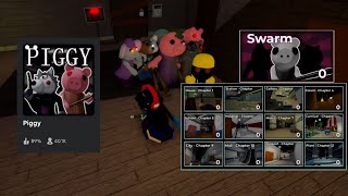 Roblox Piggy Book 1 Swarm Mode 2024 | لعبة الخنزير الشرير تختيم كل المابات في سوارم مود