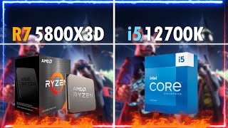 Ryzen 7 5800X3D vs i5 13600K | Teste em 5 JOGOS - R7 5800x3d vale a pena?