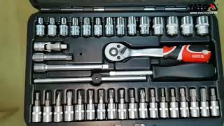 Bộ Khẩu Và Tay Lắc YATO 38PCS 1/4" YT-14471 LH: 0973530520