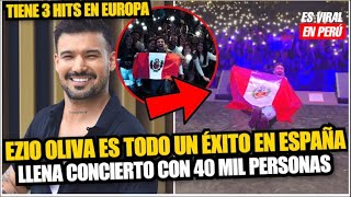 Ezio Oliva avanza con perfil bajo y la rompe en sus conciertos en España: "tengo 3 hits en la radio"