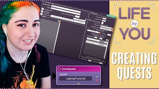 Creating & editing quests in Life by You Seems EASY and FUN! // Development Update