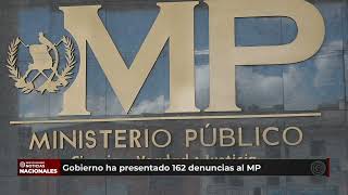 Ejecutivo presenta 162 denuncias por presunta corrupción ante el MP