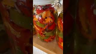 Pickled peppers in 15 min