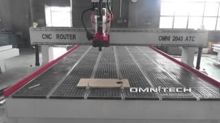 2040HSD linear type ATC cnc router worki