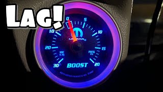 How much turbo lag do I have