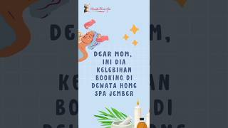 Yuk mom, Spa di Dewata Home Spa Jember ajaa ✨💙 #spa #spamassage #homespa #visitjember