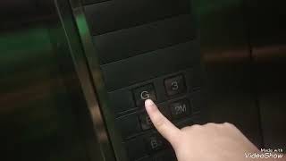 2 Mitsubishi elevators at Abdulrahim Place Bangkok Thailand (retail & car park)