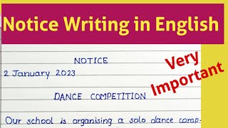 notice writing format|notice writing|notice writing for exam