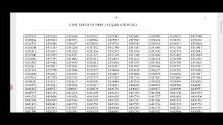 UPSC prelims result 2024 ।UPSC result 2024।UPSC result  pdf