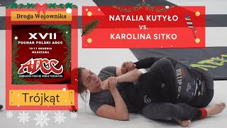 Natalia KUTYŁO vs Karolina SITKO - Finał Adult Średniozaawansowane -65 kg | Puchar Polski ADCC 2022