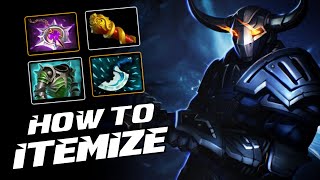 Understanding the concepts to Itemize on the Core Heroes