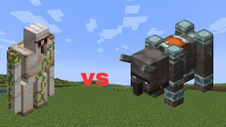 IRON GOLEM VS RAVAGER | MINECRAFT