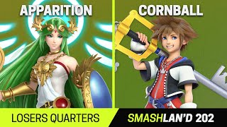 SmashLAN'd 202 Losers Quarters - Apparition (Palutena) vs Cornball (Sora) - SSBU Tournament