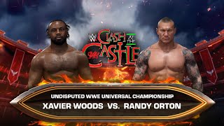 WWE 2K24 Universe Mode | Xavier Woods Vs Randy Orton | CLASH AT THE CASTLE