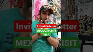 invitation letter 🇲🇽 #invitation #letter #mexican #visitvisa