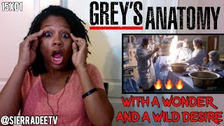 Grey's Anatomy *With a Wonder and a Wild Desire* 15x01 Reaction!