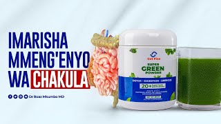 Tiba ya Vidonda vya Tumbo, Gesi,Kiungulia, Choo Kigumu na Bawasili. Tumia Getfine Super Green Powder