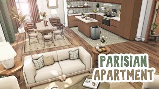 Parisian Apartment ☕️ || The Sims 4 Apartment Renovation: Speed Build