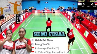 SEMI FINAL WD BAHRAIN INTERNATIONAL SERIES 2022‼️Kamila/Ramadhani INDONESIA 🆚 Hsieh/Tseng TAIPEI