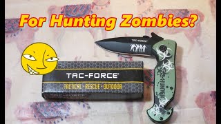 Tac Force Zombie Hunter Pocket Knife Review