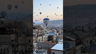 High as a KITE🪁 IN TURKEY 🇹🇷 #hotairballoon #turkey #cappadocia #travel #europe #balloon #couple