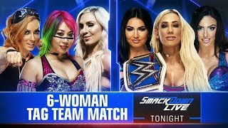 Charlotte, Lynch & Asuka Vs. Carmella, Peyton Royce & Billie Kay | WWE SmackDown Live | May 01, 2018