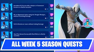 Fortnite All Week 5 Season Quests Guide | Fortnite Chapter 3 Season 2