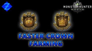 Monster Hunter: World PSA #3 - Faster Crown Farming with "Return from Quest"! (No Commentary)