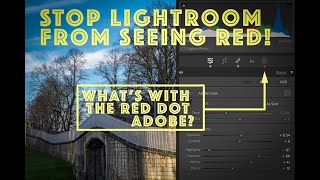 Lightroom... and the Red Dot means what exactly?