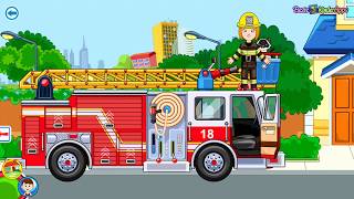 My Town Feuerwehr Station 🚒 + Krankenwagen & Hubschrauber Spiel 🚁 Beste Kinder Apps