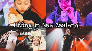 Vlog: finally tried Luna's Biscoff icecream + The Used & Papa Roach in NZ 2023 • Life in NZ