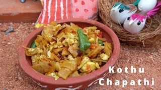 Miniature Cooking | Egg Kothu chapathi in tamil | Muttai Chapathi recipe | Breakfast recipe