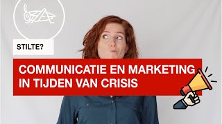 Communicatie en marketing in tijden van (corona)crisis