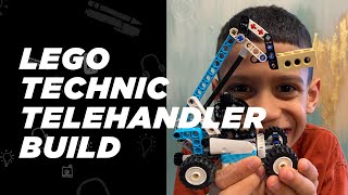 LEGO Technic Telehandler Build | Made by Max | Kids Lego Builds