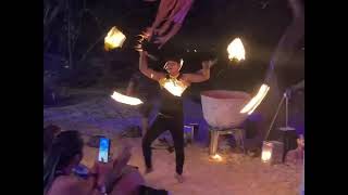 Sea Breeze Bar Fire Show @Thailand Video Clips