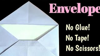 How to Make a paper Envelope ||without glue|| diy Envelope ||Origami Envelope|very easy for everyone