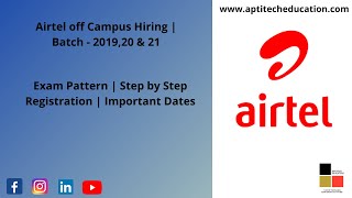 AIRTEL I CODE 2021 Hiring | Exam Pattern | Eligibility Criteria | Batch - 2019,20 & 21