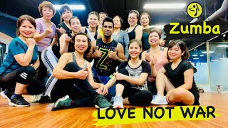 Zumba With Abhi (Love Not War) | Beginner Class | Easy Steps |